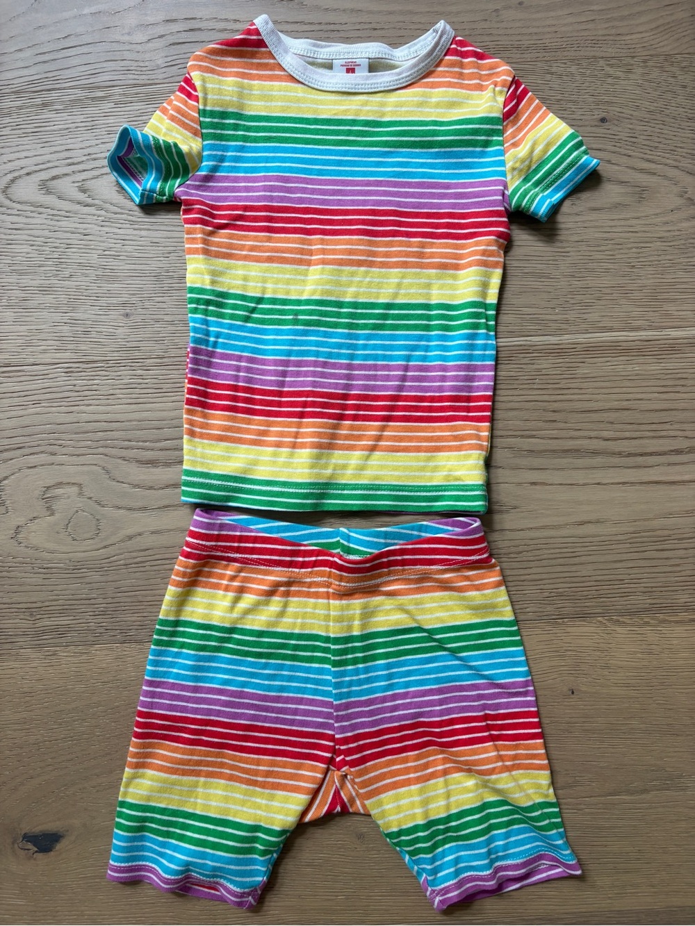 Rainbow pajamas size 4